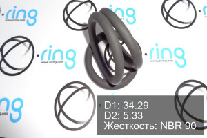 Кольцо уплотнительное O-RING 34.29x5.33 NBR 90