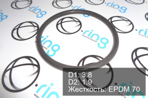 Кольцо уплотнительное O-RING 3.8x1.9 EPDM 70