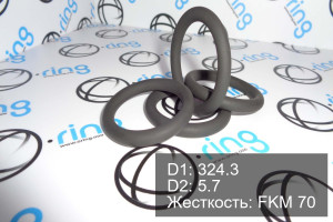 Кольцо уплотнительное O-RING 324.3x5.7 FKM 70