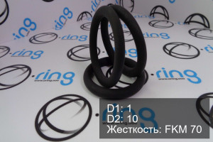 Кольцо уплотнительное O-RING 1x10 FKM 70