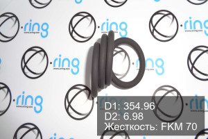 Кольцо уплотнительное O-RING 354.96x6.98 FKM 70