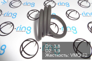 Кольцо уплотнительное O-RING 3.8x1.9 VMQ 70