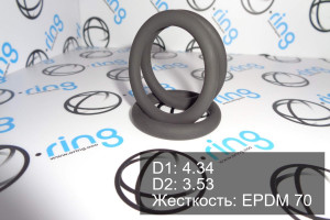 Кольцо уплотнительное O-RING 4.34x3.53 EPDM 70