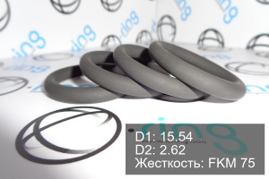 Кольцо уплотнительное O-RING 15.54x2.62 FKM 75