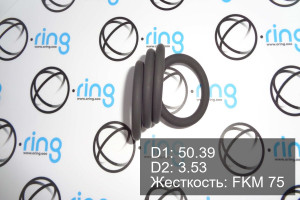 Кольцо уплотнительное O-RING 50.39x3.53 FKM 75