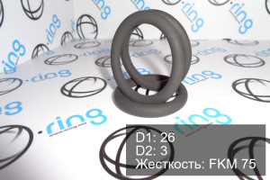 Кольцо уплотнительное O-RING 26x3 FKM 75