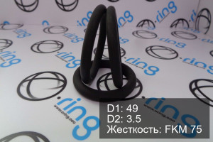 Кольцо уплотнительное O-RING 49x3.5 FKM 75