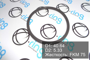 Кольцо уплотнительное O-RING 40.64x5.33 FKM 75