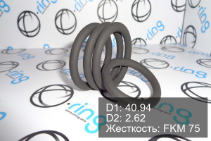 Кольцо уплотнительное O-RING 40.94x2.62 FKM 75