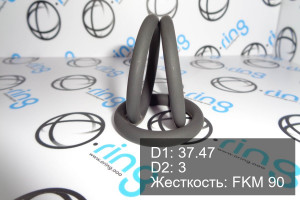 Кольцо уплотнительное O-RING 37.47x3 FKM 90