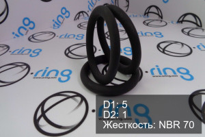 Кольцо уплотнительное O-RING 5x1 NBR 70