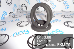 Кольцо уплотнительное O-RING 3.68x1.78 FKM 75